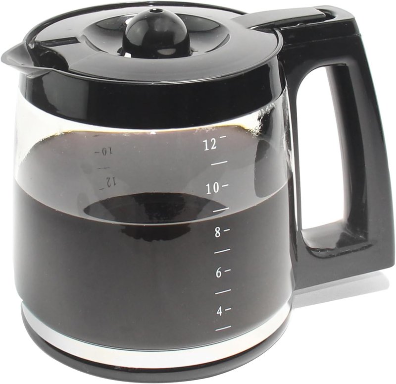 12-Cup Replacement Glass Carafe Pot Compatible with Hamilton Coffee Maker Models1