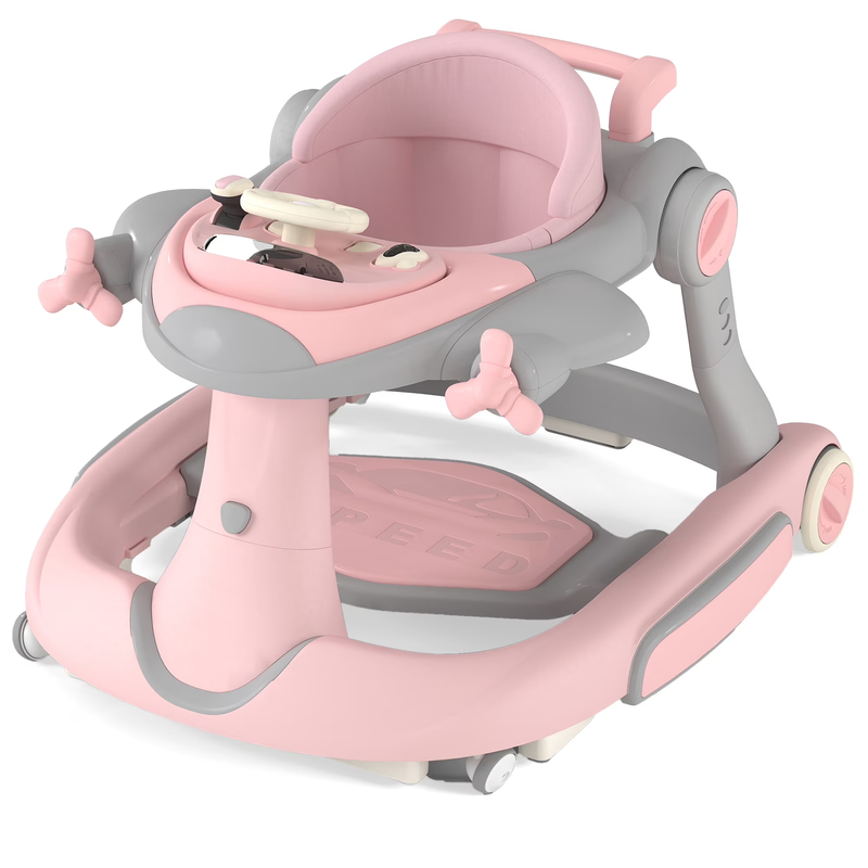 5-In-1 Musical Baby Walker with Wheels, Foldable Baby Walker for Boys Girls, Pin10