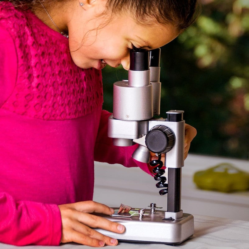 Kids Microscope Kit NG Dual LED 50+ Pc Science Kit w/Prepared & DIY Slides1