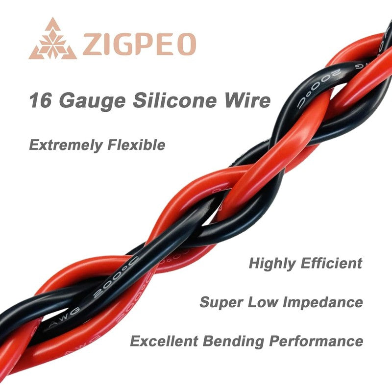 16 AWG Silicone Wire 100FT - Flexible Tinned Copper for RC & Automotive Use2