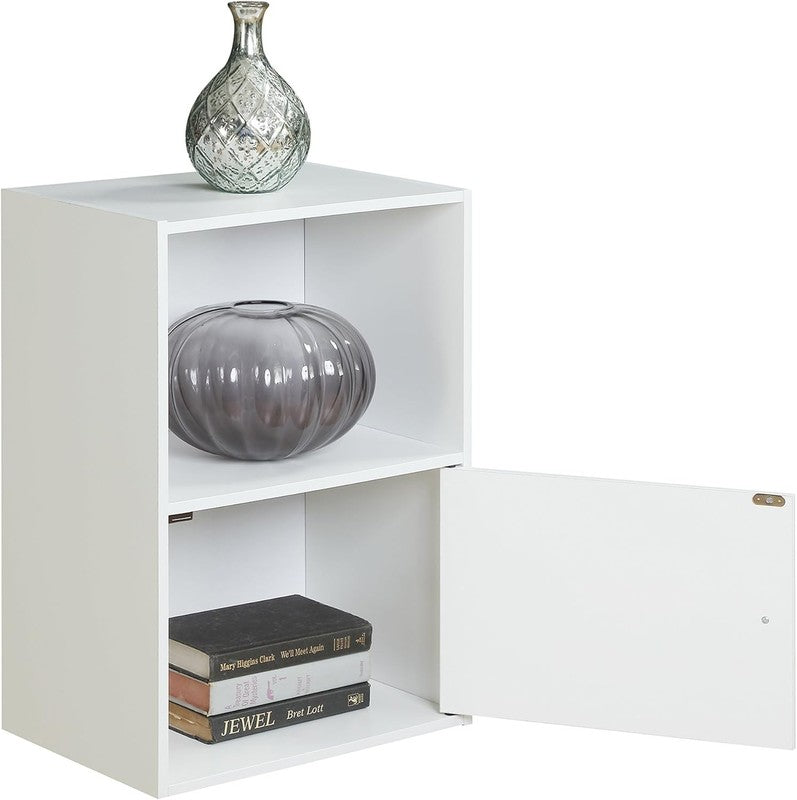 151186W X Tra Storage 1 Door Cabinet, White3