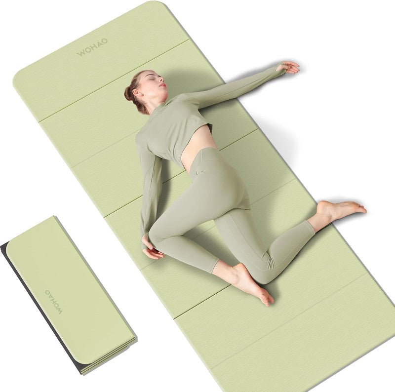 7 Fold Yoga Mat 70"X24"   1/2 Inch Thick Folding Exercise Mat, Compact Non Slip 1