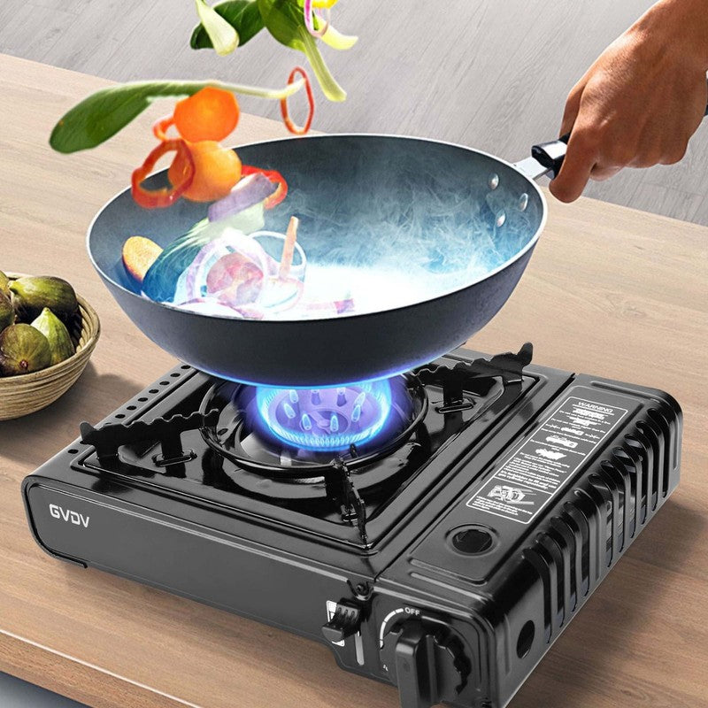 Portable Camping Stove, 1 Burner Butane Gas Stove with Updated Carrying Case11