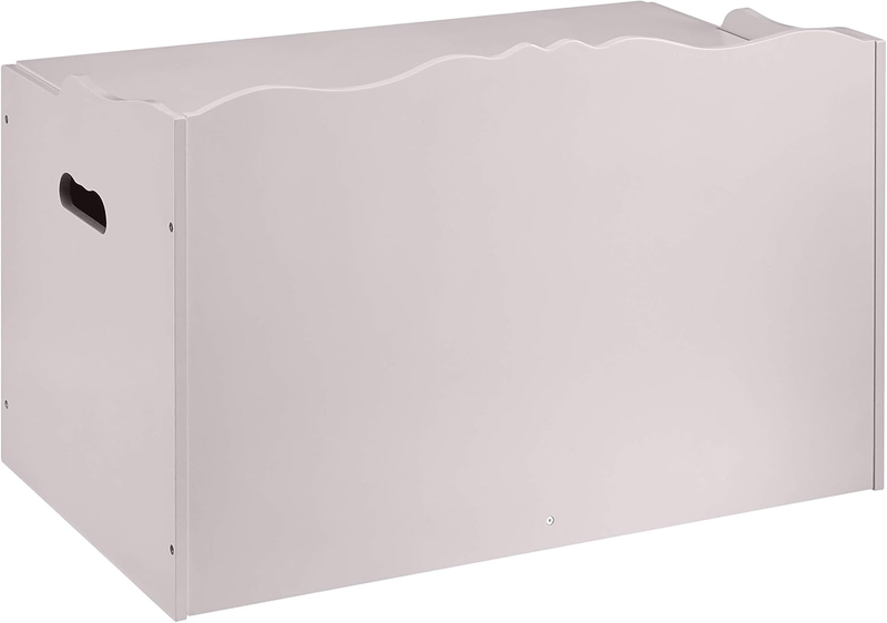Kids Toy Box, Wooden Organizer Storage Chest, Gray, 30" X 18" X 19"4