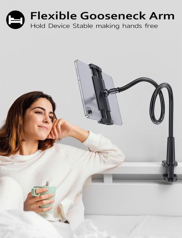 Adjustable Gooseneck Tablet Holder Stand for Bed & Table   Fits 4.7 10.5" Device2
