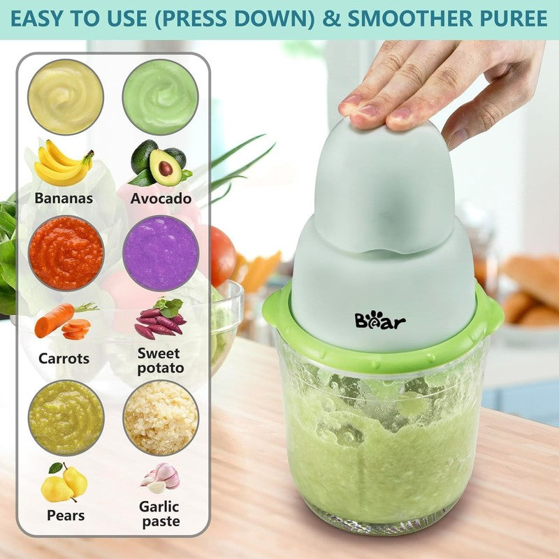 Baby Food Maker Processor Blender with Containers & Silicone Spoons2