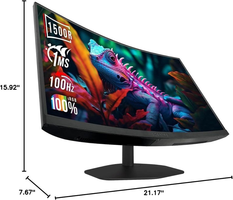 Curved 24" Gaming Monitor 1500R, 100Hz, Eye Care, Built-In Speakers, Black7