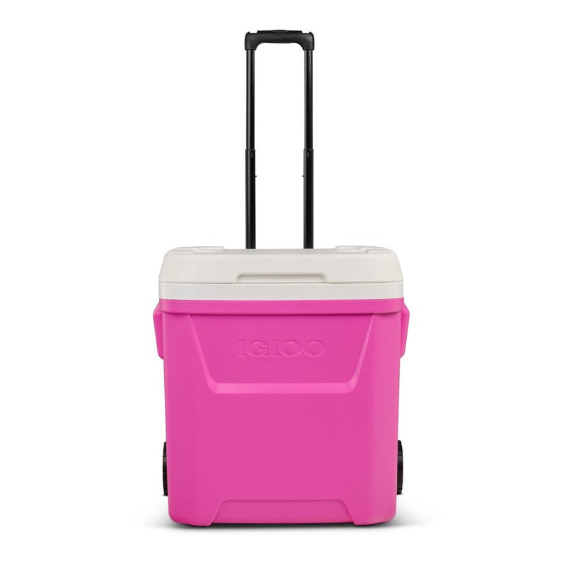 60 QT Laguna Ice Chest Cooler with Wheels, Fuchsia Pink1