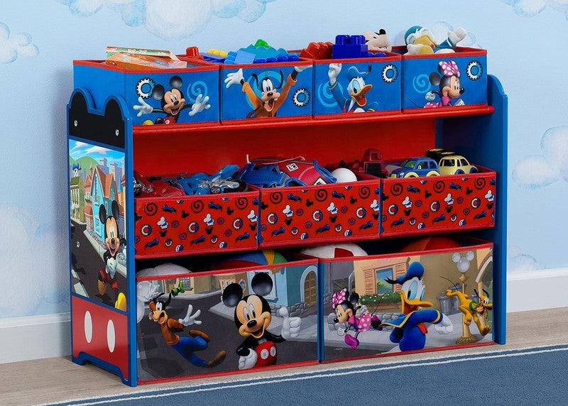 Mickey Mouse 9-Bin Toy Organizer Deluxe Storage Greenguard Gold Certified1