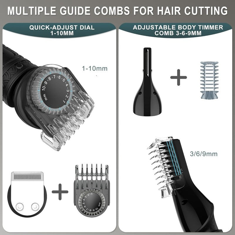 7-in-1 Professional Beard Trimmer Kit for Men - Cordless Grooming Set4