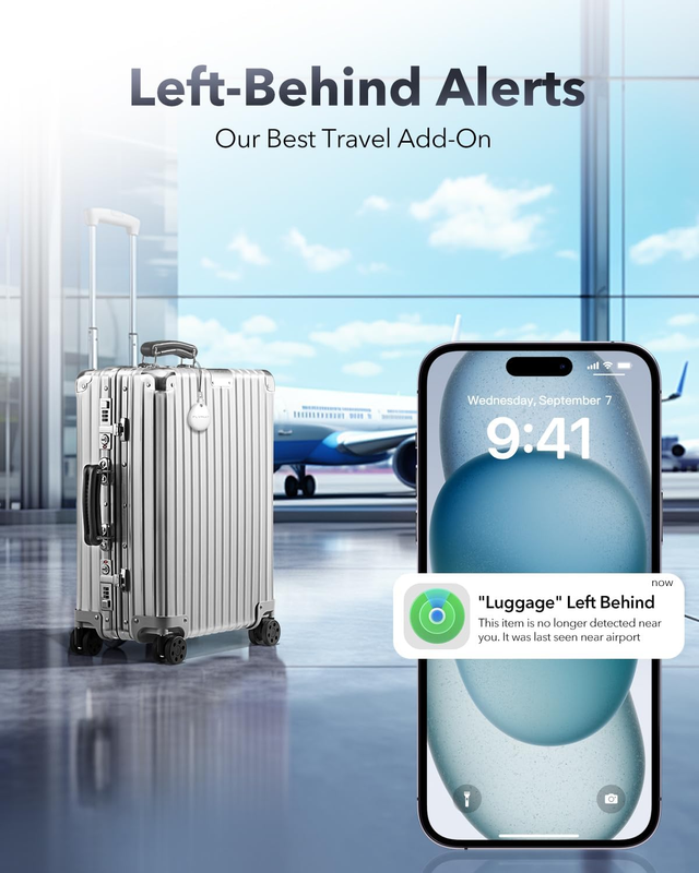 Air Tracker Tag 4 Pack Apple Find My MFi Bluetooth Key Finder Locator5