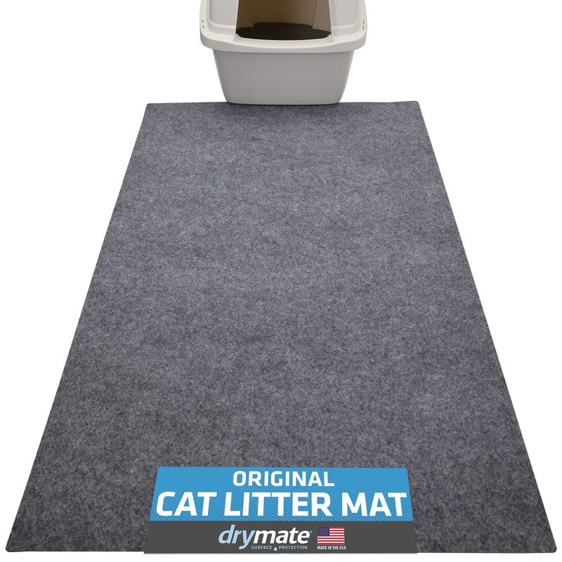 Jumbo Cat Litter Box Mat   100% Phthalate and BPA Free; Machine Washable; Soft o8