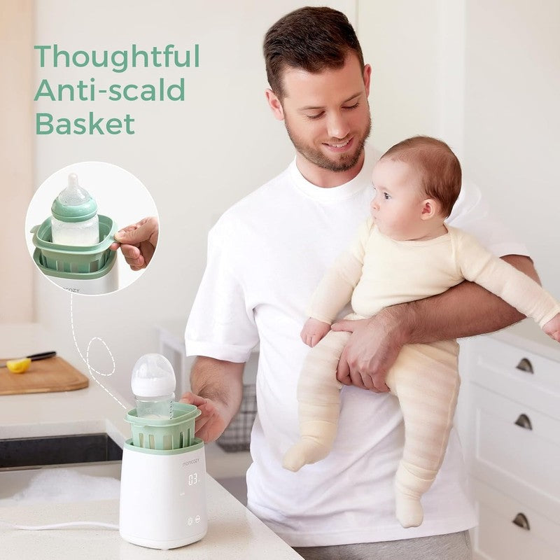 Baby Bottle Warmer, 6-In-1 Baby Milk Warmer with Smart Temperature Control, Brea9