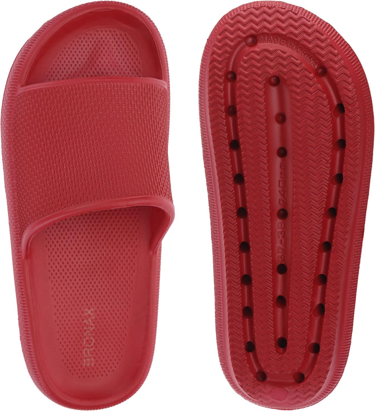 Pillow Slippers Women Men House Slides Cushioned Thick Sole Sandals5