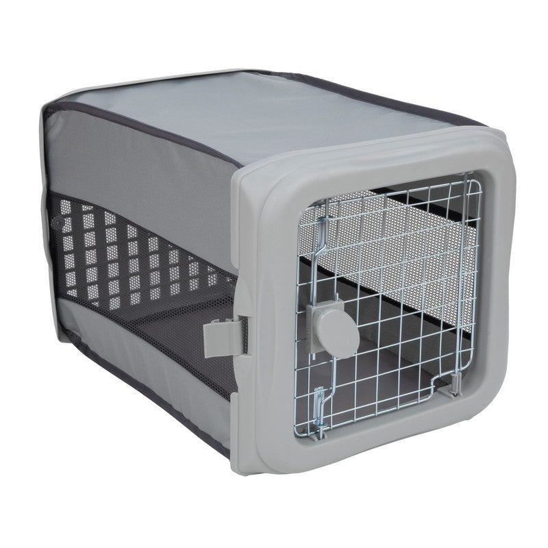 Sport Pet Designs 22.5-Inch Collapsible Pop-Up Dog Kennel, Gray, Small10