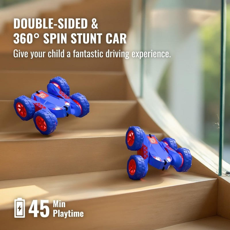 Remote Control Car, Rechargeable RC Cars & Remote Double-Sided Driving 360° Flip4