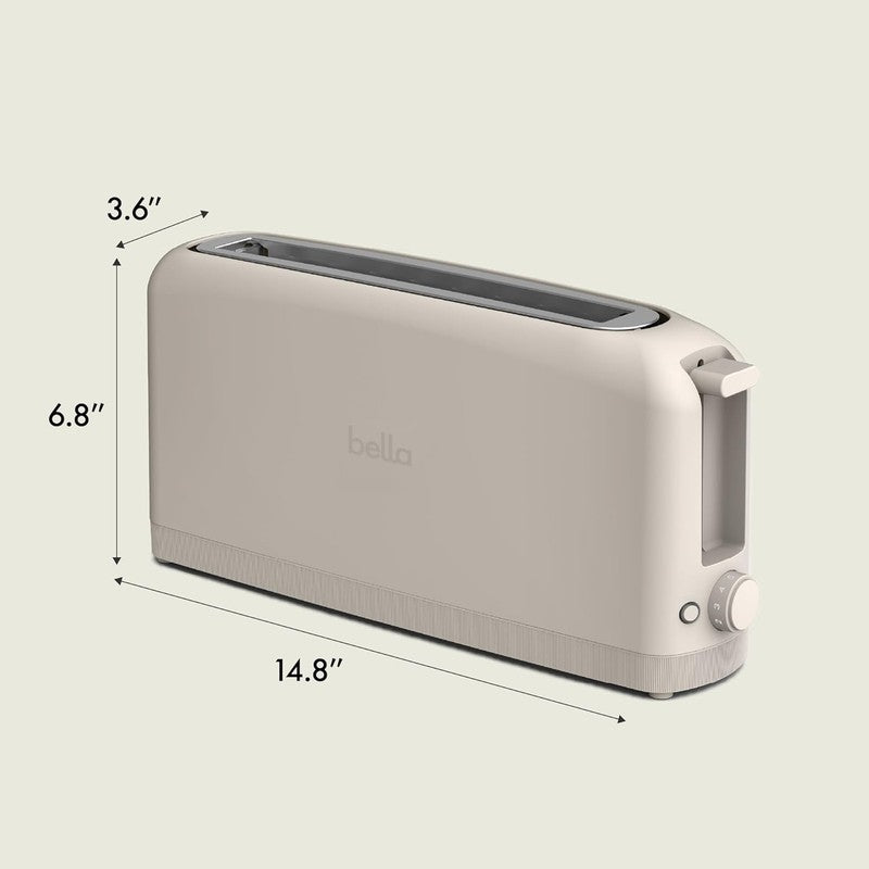 2 Slice Slim Toaster, Fits-Anywhere Kitchenware, 6 Setting Shade Control with R8