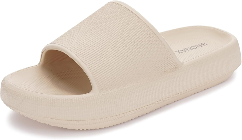 Pillow Slippers for Women Men Cushioned House Slides Shower Sandals11