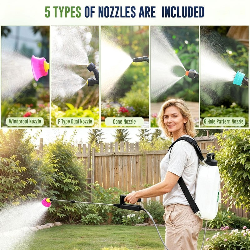 3.2 Gallon Battery Backpack Sprayer Electric Garden Sprayer Telescopic Wand1