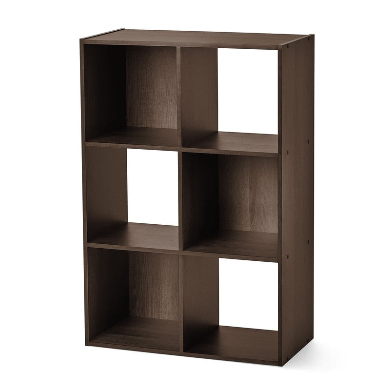 6 Cube Storage Organizer, Espresso3