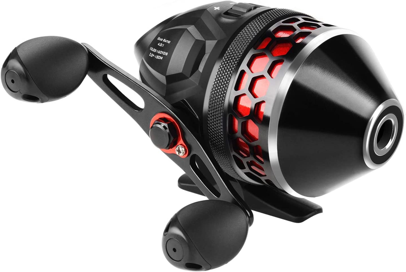 Brutus Spincast Fishing Reel - Easy Push Button, High Speed, Left/Right Retrieve8