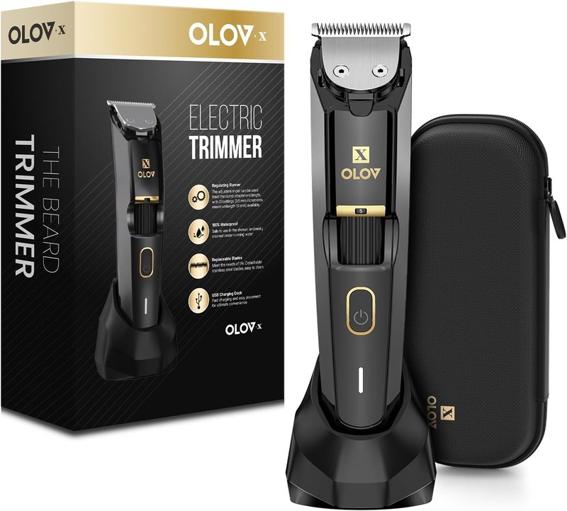 Men's Beard Trimmer - Precision Dial, 20 Length Settings, Cordless & Waterproof9