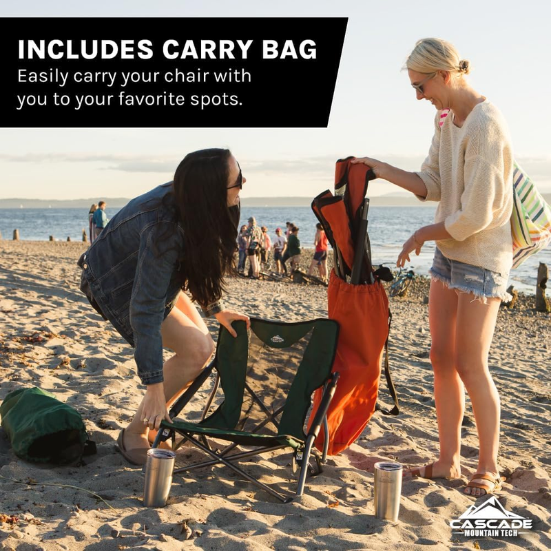 Folding Camp Chair for Camping, Beach, Picnic, Sporting Events with Carry Bag5