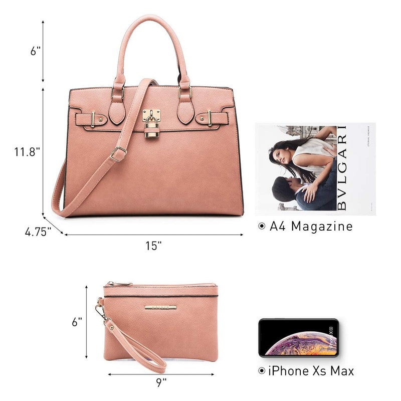 Women Handbag Purse Shoulder Top Handle Satchel Tote Work Bag Clutch5