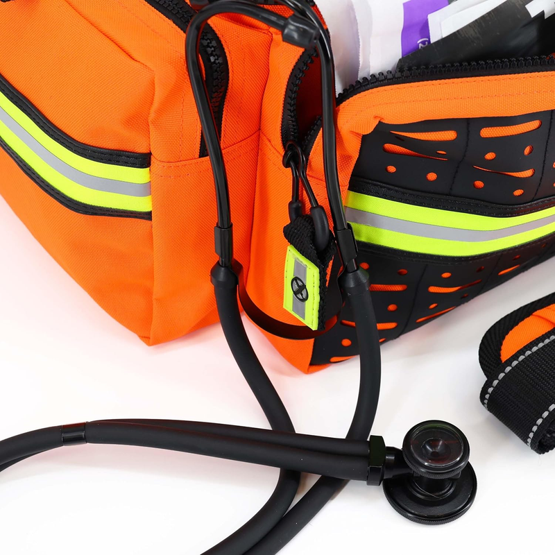 Lightning X EMT Bag LXMB25 Fully Stocked 240+ EMS Trauma Kit Orange5