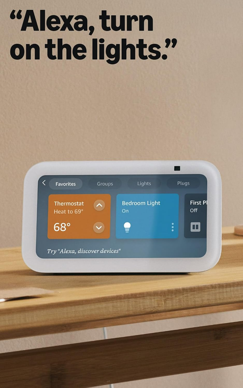 Echo Show 5 Smart Display Alexa 2X Bass Clear Sound Cloud Blue5