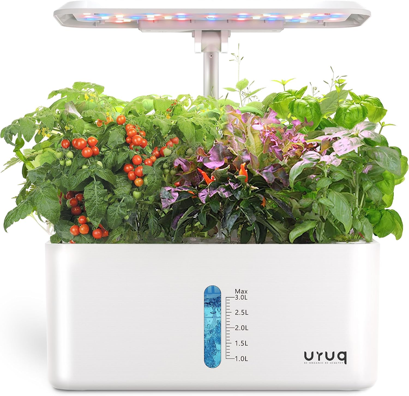 8 Pod Hydroponics Growing System Indoor Herb Garden LED Grow Light Timer9