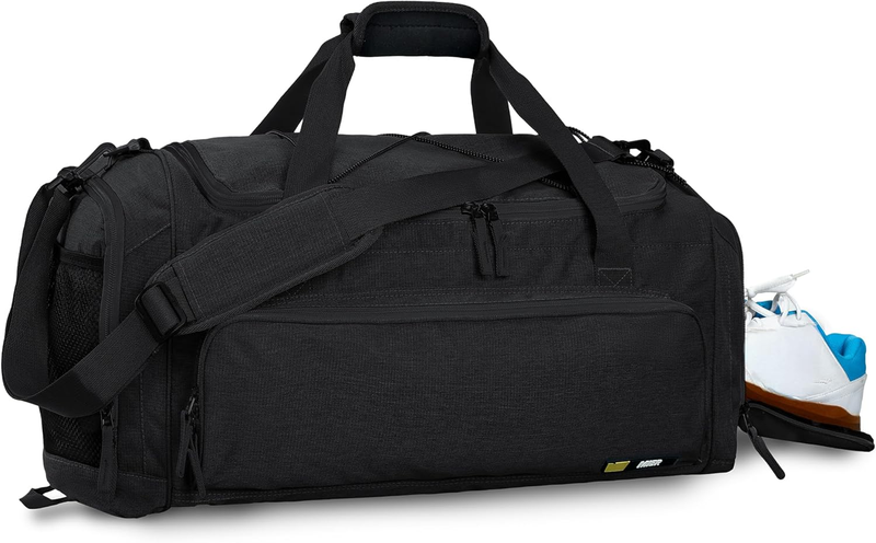 60L Large Gym Duffle Bag Shoes Compartment Lightweight Workout Travel7
