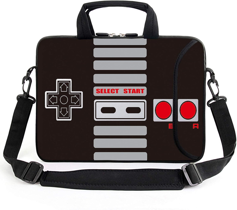 15.6 Laptop Sleeve Case Games Shoulder Strap Handle Accessory Pocket8