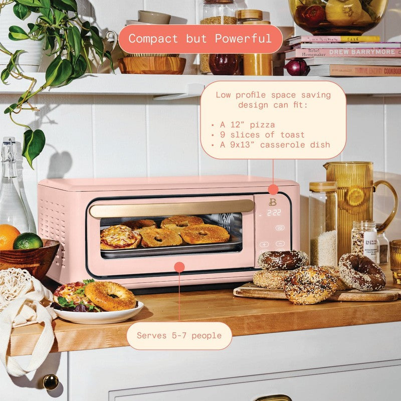 Drew Barrymore Infrared Air Fryer Toaster Oven 9-Slice 1800W Rose5