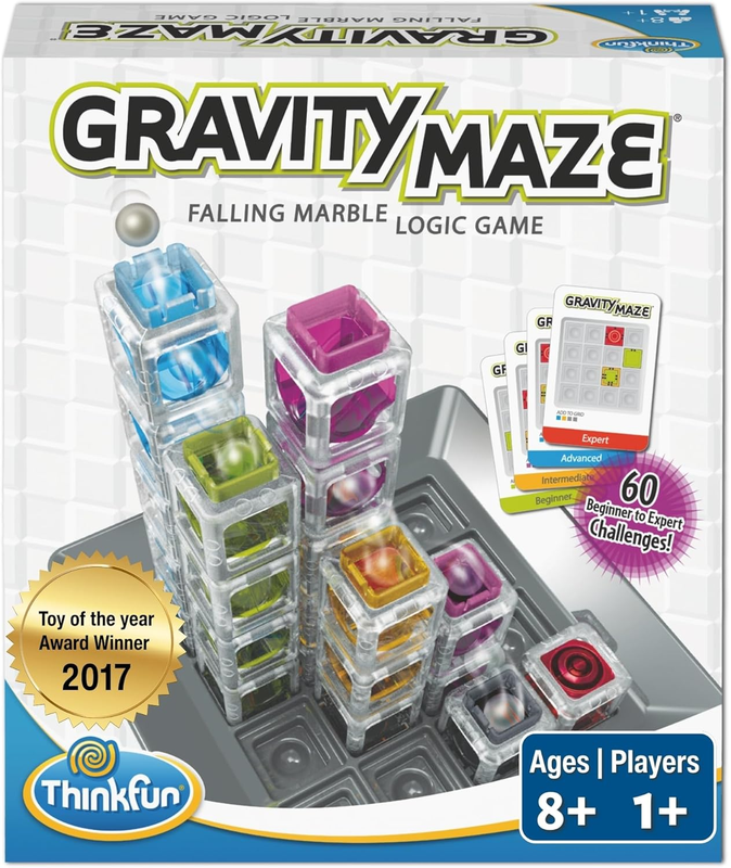 Gravity Maze - Falling Marble Logic Game - Challenging STEM Toy for Kids 8-12 - 9