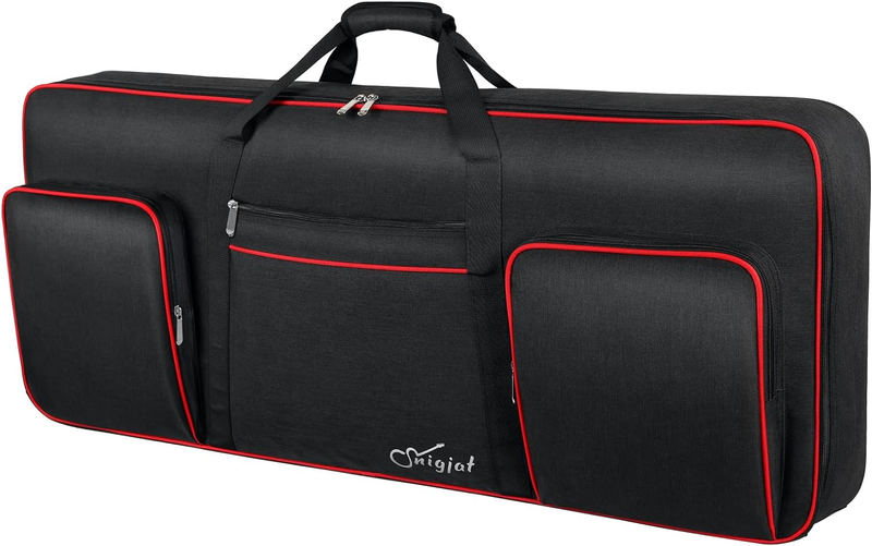 61 Key Keyboard Case, Soft Piano Bag with 0.32 Inch Cotton, 61 Key Keyboard Bag 9