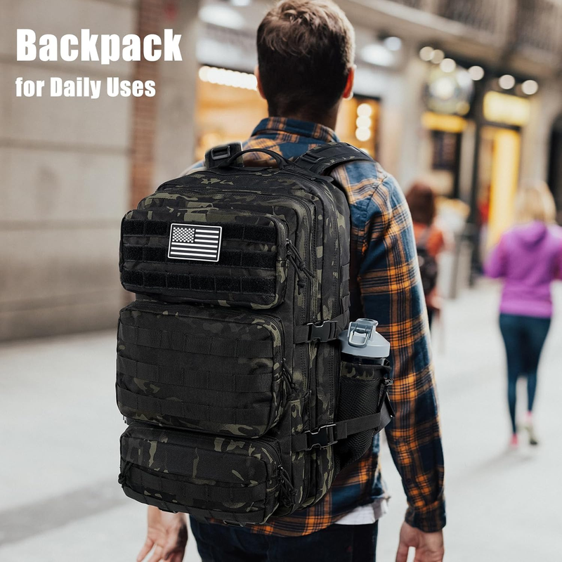 50L Tactical Military Backpack Army Assault Pack Bug Out Bag Water Resistant5