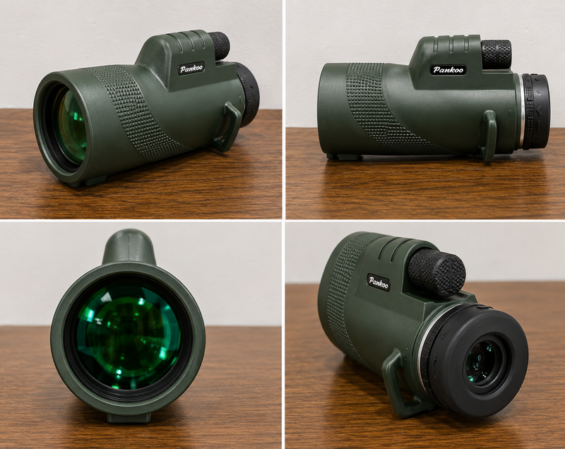 40x60 Monocular Telescope BAK4 Prism Phone Adapter Tripod Low Night Vision0