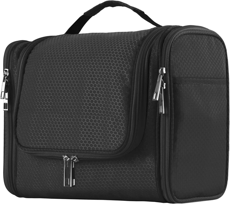 Large Hanging Toiletry Bag Travel Dopp Kit Water-Resistant for Men & Women Black9