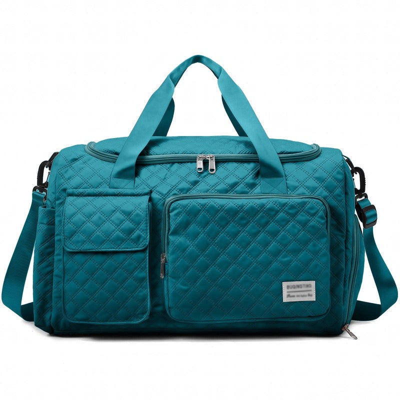Travel Duffle Bag for Women Men, Weekender Overnight Bags Carry on Gym Bag with8