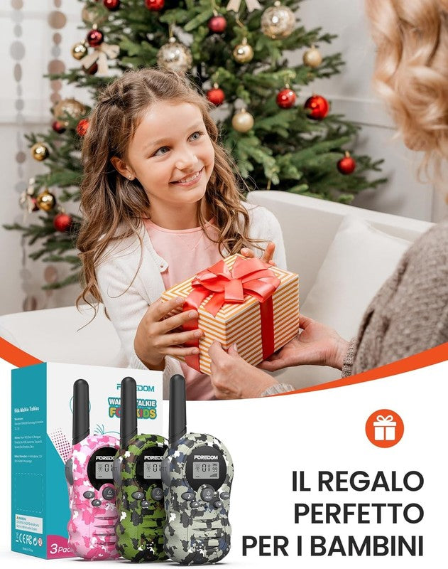 Kids Walkie Talkies 3 Pack Long Range Toy Radios Boys & Girls 3 12 Birthday5