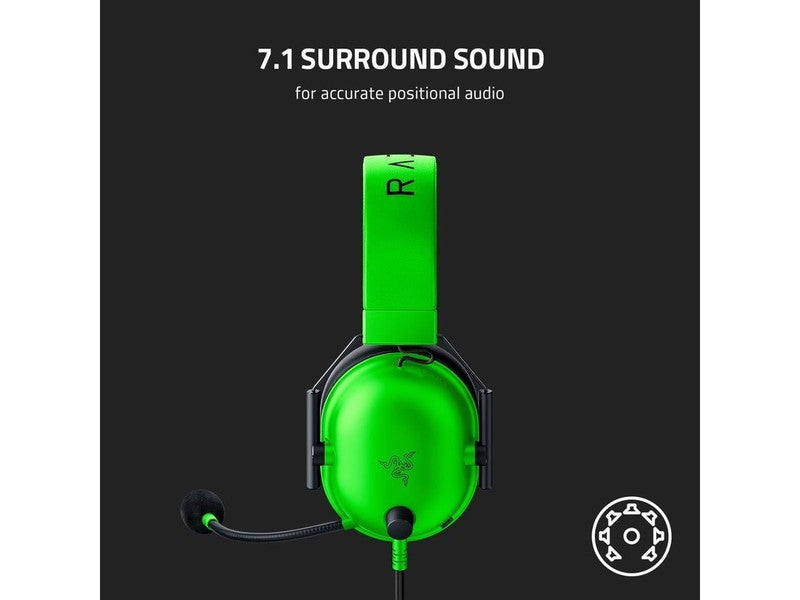BlackShark V2 X Gaming Headset 7.1 50mm PS5 Xbox PC Switch Green1