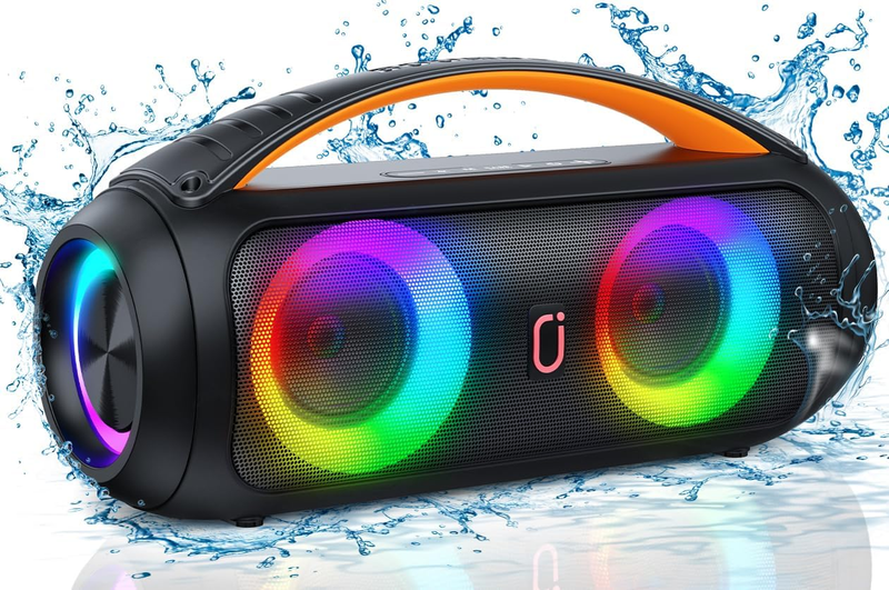 Portable Bluetooth Boombox Speaker, Deep Bass, IP65, TWS/USB/TF/AUX, Outdoor10