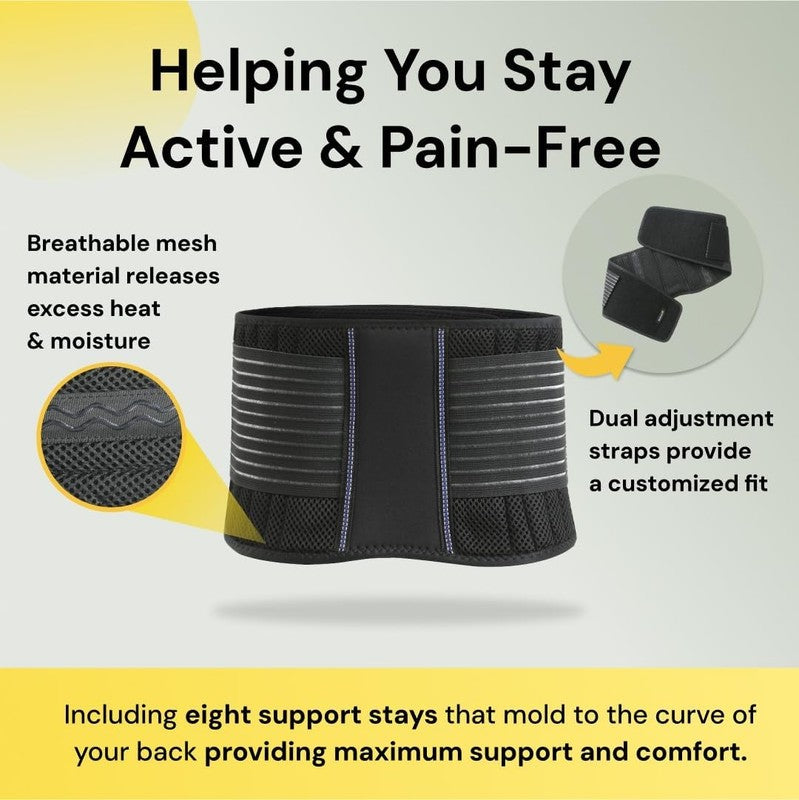 Back Support Belt XXL   Lumbar Brace for Sciatica, Herniated Disc, Scoliosis1