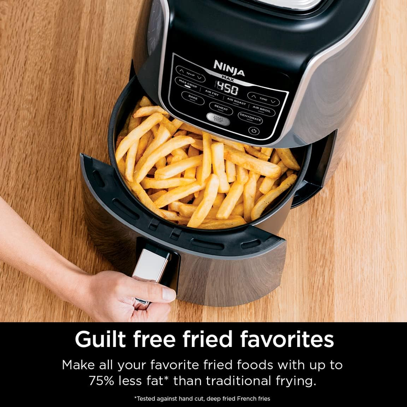 Ninja AF161 Max XL Air Fryer 5.5QT 5 in 1 Roast Bake Reheat Dehydrate3