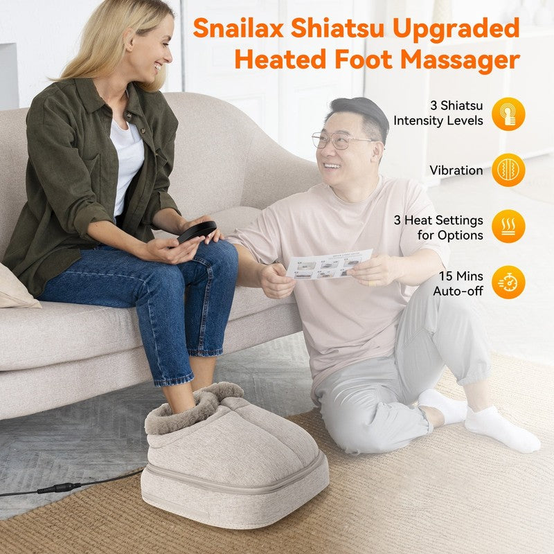 3 in 1 Shiatsu Foot Warmer Back Kneading Massager Pain Relief Gift2