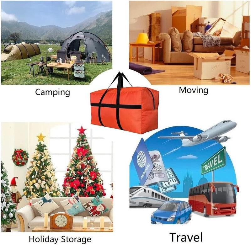 Extra Large Storage Duffle Bag for Travel, Black Oversized Giant Big Traveling D5