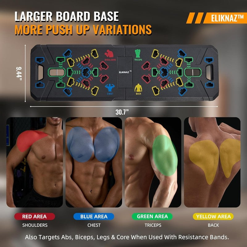 25 in 1 Portable Push Up Board Gym Kit Foldable Workout Set with Accessories4