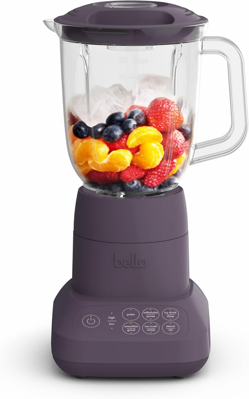 10 Speed Blender Juicer Smoothie Maker 48Oz Slim 450W Plum Dishwasher Safe9