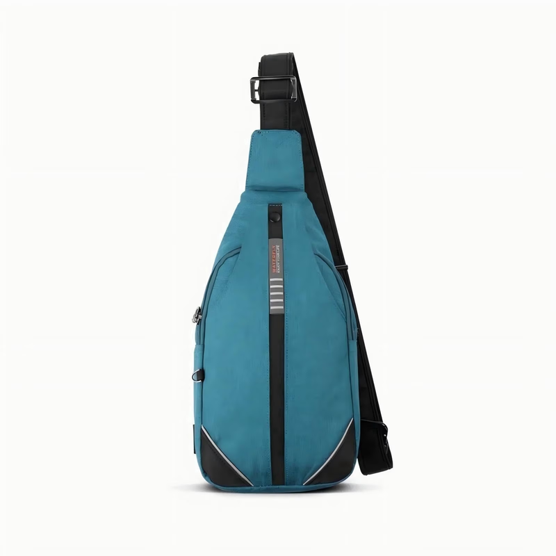 Unisex anti Theft Travel Hiking Walking Sling Cross Body Shoulder Chest Bag,Teal7